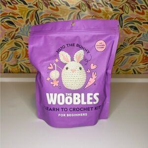 The Woobles Jojo the Bunny Crochet Kit - Purple